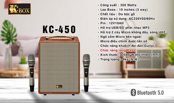 loa karaoke xach tay kcbox kc-450